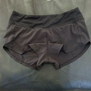 Lululemon Black Speed Up Shorts